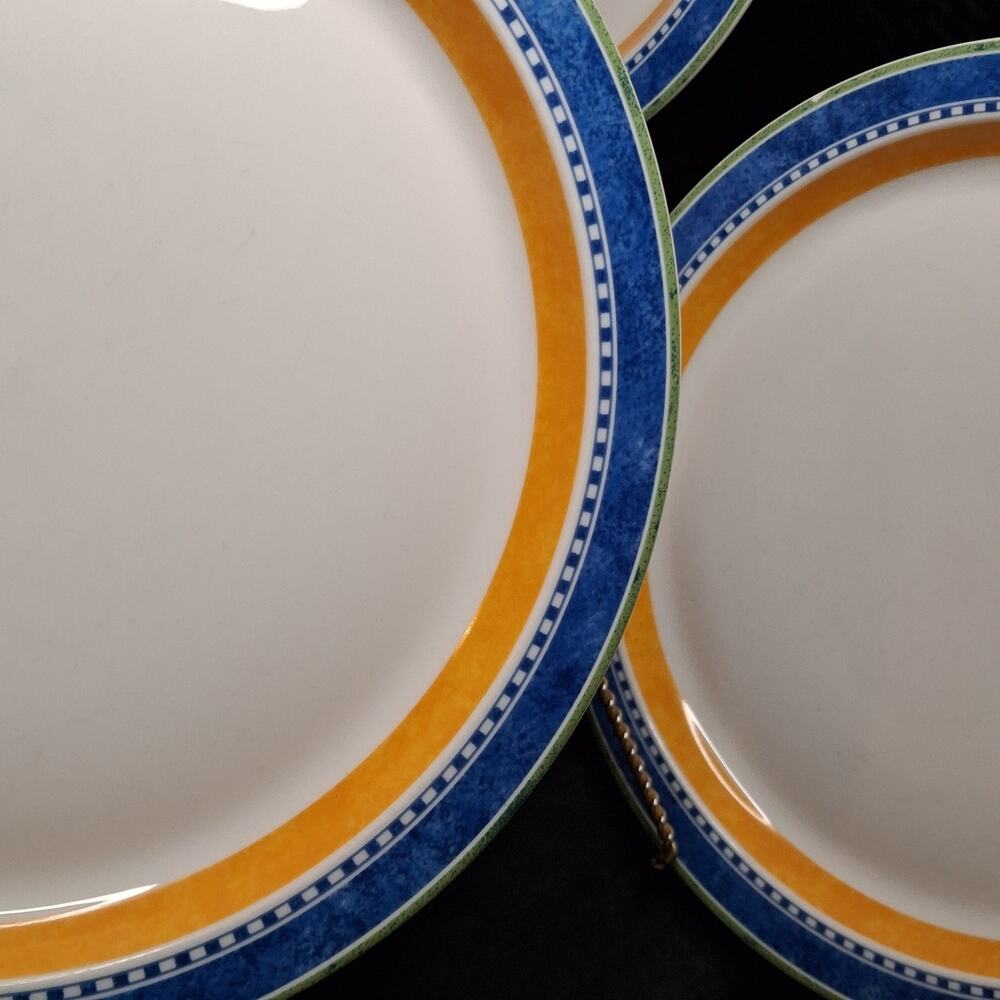 Vintage MCM 4 Dansk KOBENHAVN 10 1/2" Dinner Plates Bistro - Picture 3 of 9